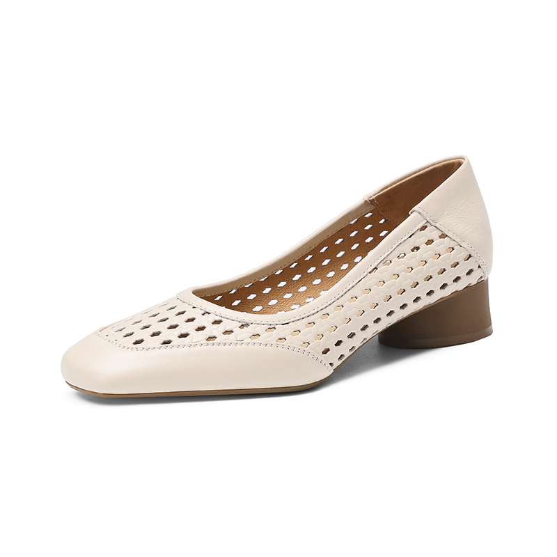 Leather Work Heels - 2026 New Fashion Women's Summer Design