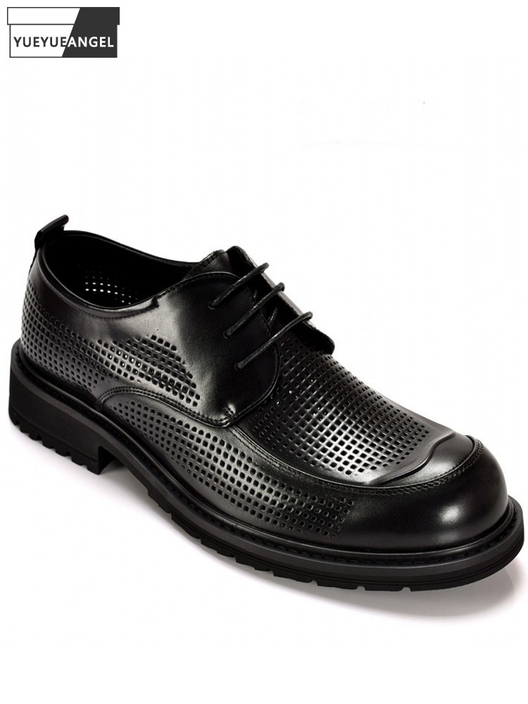 Summer Business Men Breathable - Leather Work Outfit ulasan dan harga