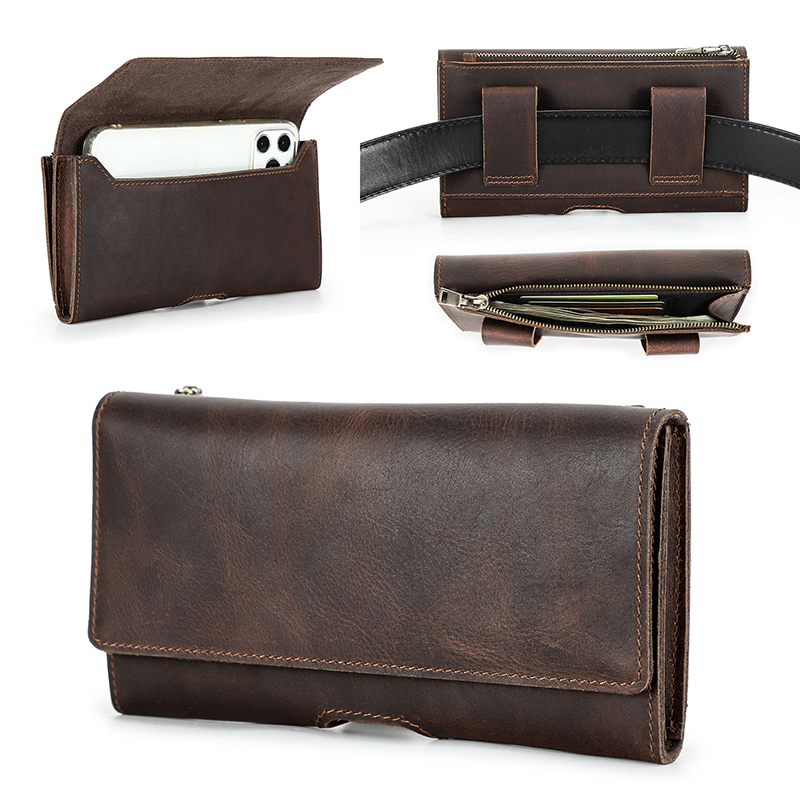 Cowhide Leather Waist Bag Phon - Leatherwork Belt ulasan dan harga