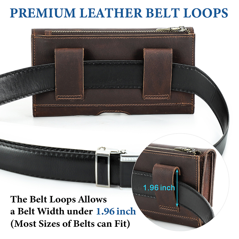 Cowhide Leather Waist Bag Phon - Leatherwork Belt ulasan dan harga