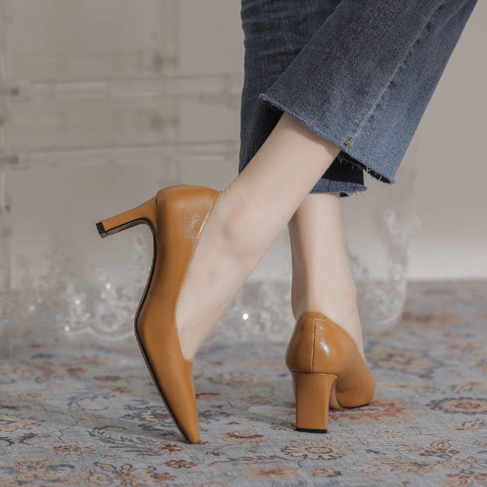 High Heels Women's New Profess - Leather Work Women Shoes ulasan dan harga