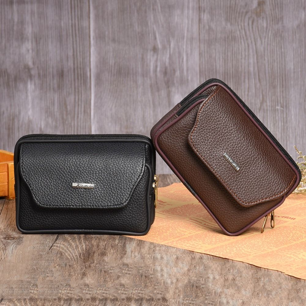 Casual PU Leather Men Waist Ba - Leatherwork Belt ulasan dan harga