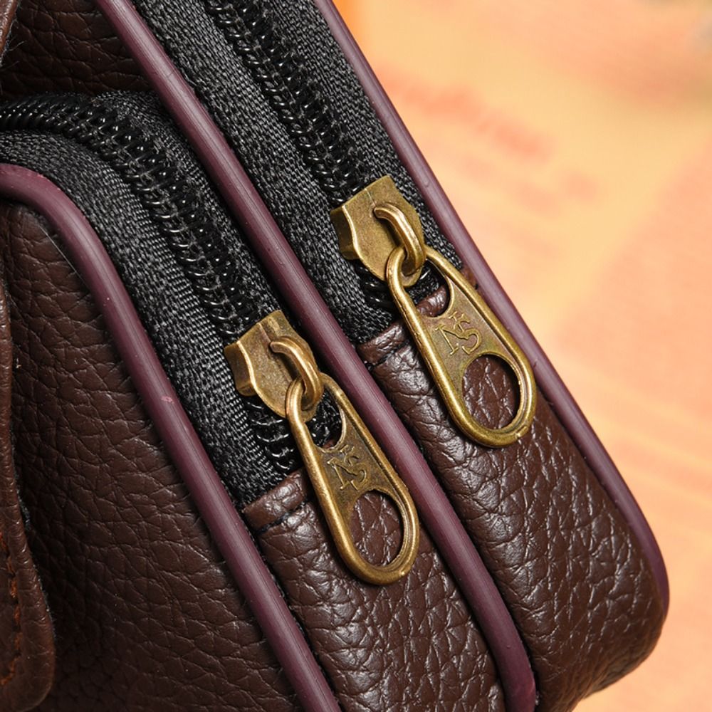 Casual PU Leather Men Waist Ba - Leatherwork Belt ulasan dan harga