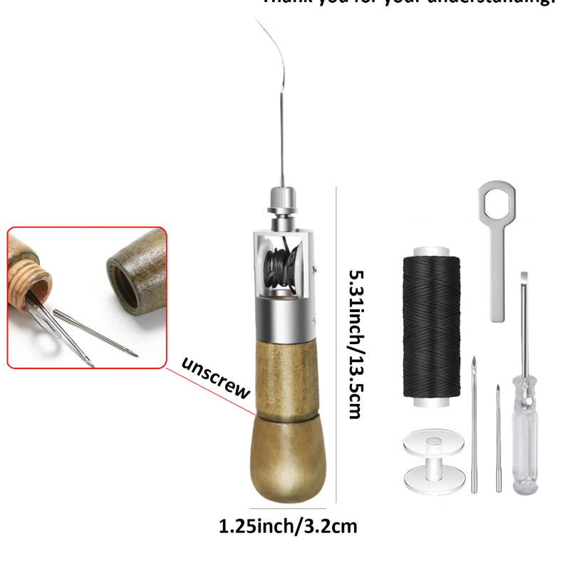 Professional Leather Sewing Aw - Leatherwork Awl ulasan dan harga