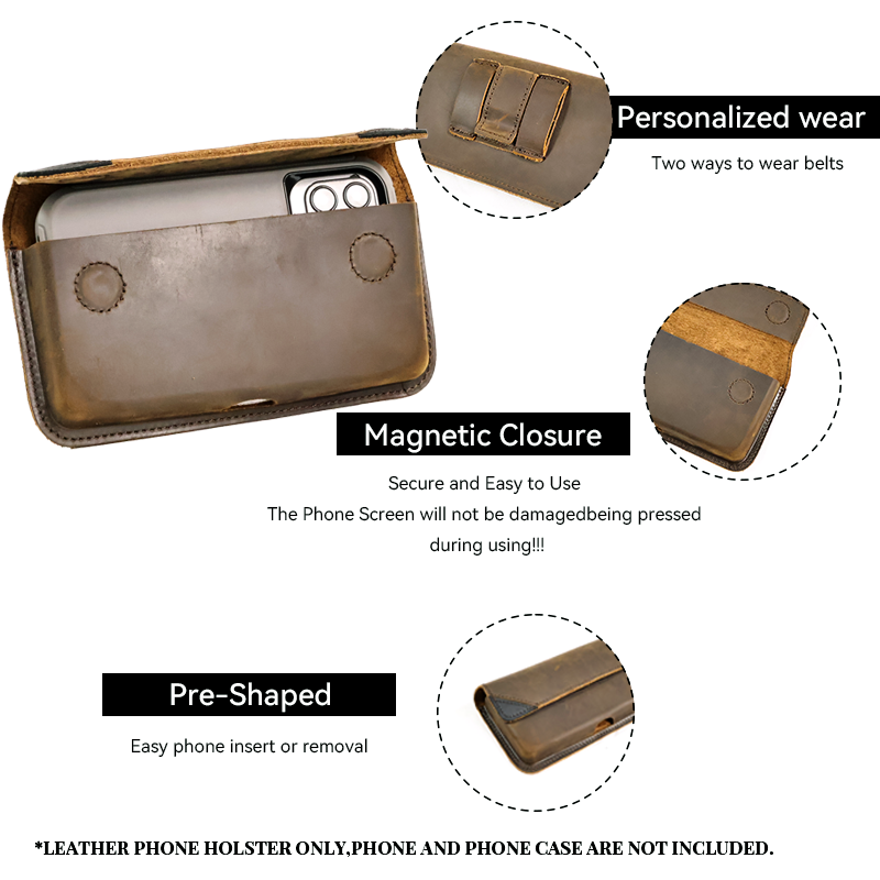 Genuine Leather Waist Bag for  - Leatherwork Belt ulasan dan harga