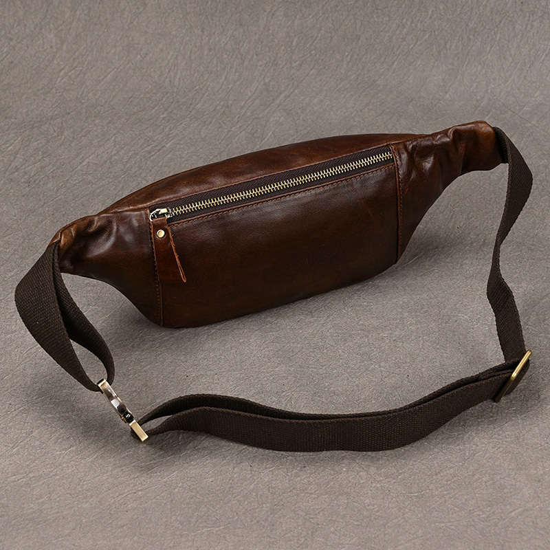 Men's Leather Chest Bags Cross - Leatherwork Belt ulasan dan harga