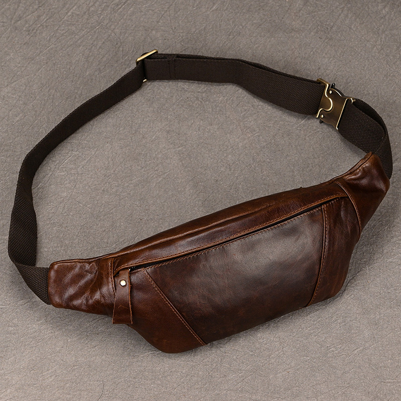 Men's Leather Chest Bags Cross - Leatherwork Belt ulasan dan harga