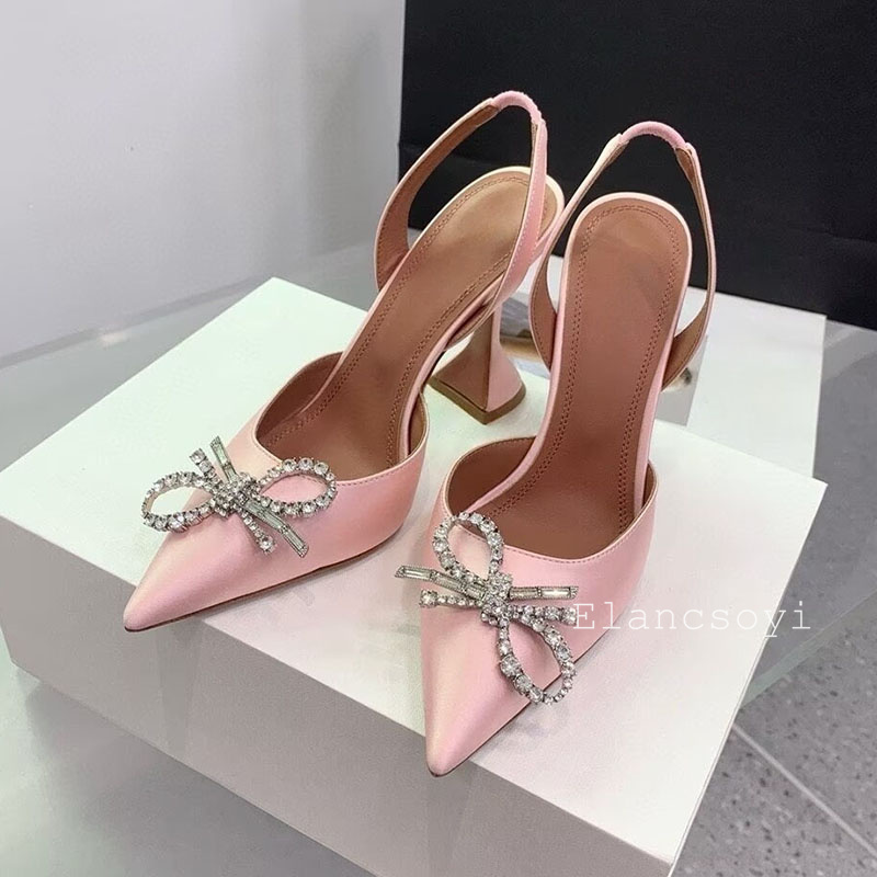 Pointed Toe High Heels Women P - Leather Work Heels ulasan dan harga