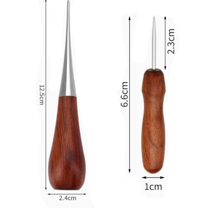 Professional Leather Wooden Ha - Leatherwork Awl ulasan dan harga