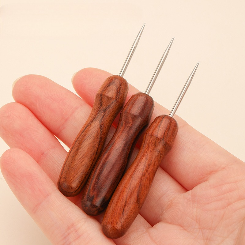 Professional Leather Wooden Ha - Leatherwork Awl ulasan dan harga