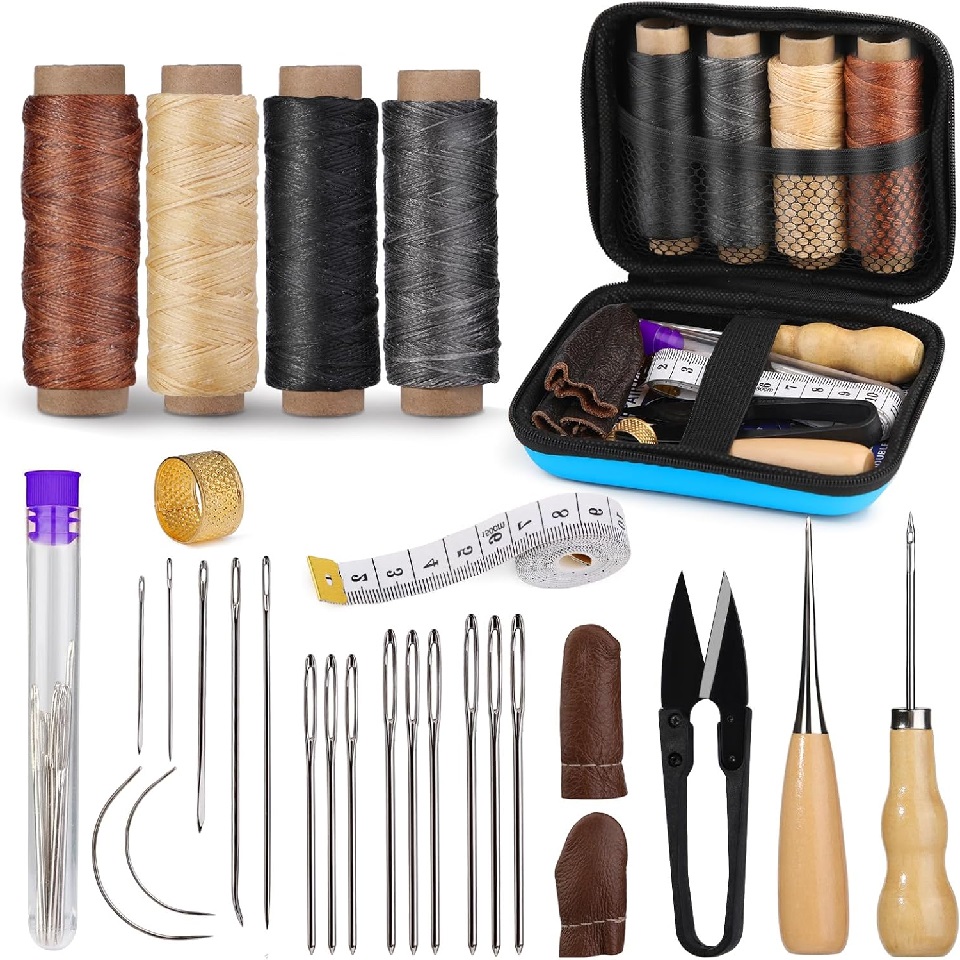 BUDDUR Leather Sewing Tools Ki - Leatherwork Awl ulasan dan harga