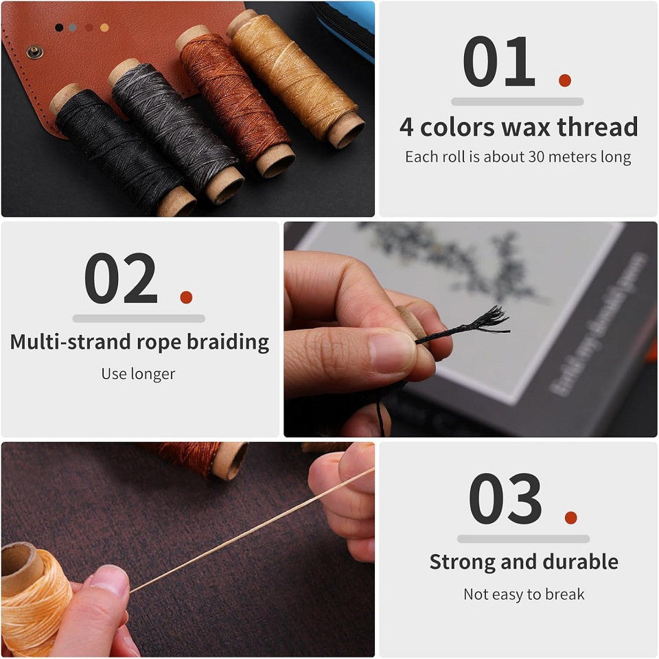 BUDDUR Leather Sewing Tools Ki - Leatherwork Awl ulasan dan harga