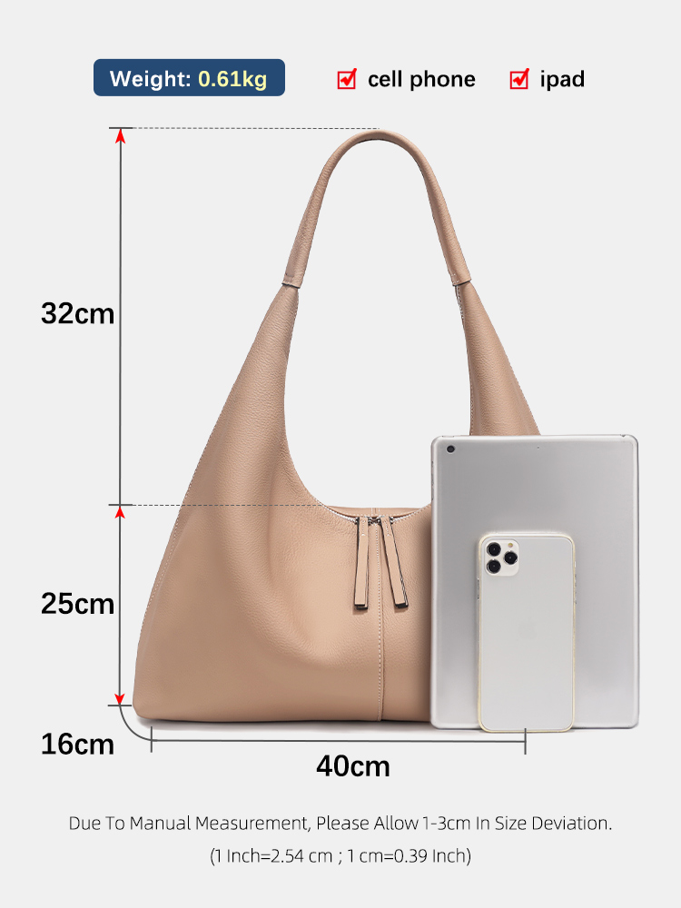 Zency Large Capacity Tote Bag  - Leatherwork Wallet ulasan dan harga