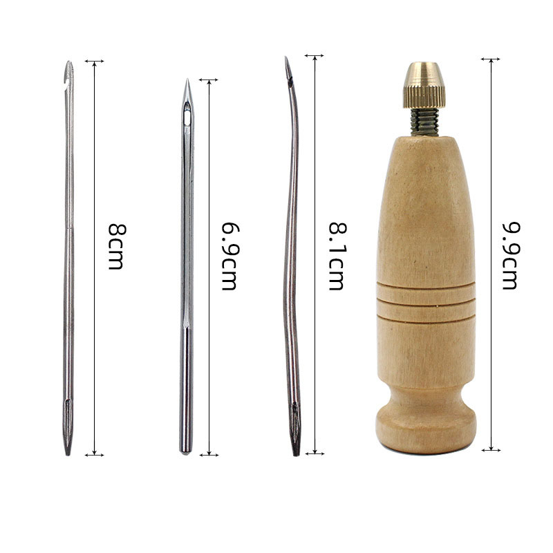 1Set DIY Leather Sewing Awl Ne - Leatherwork Awl ulasan dan harga