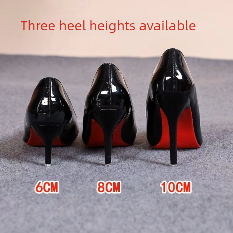Sexy Pointed Toe Patent Leathe - Leather Work Women Shoes ulasan dan harga
