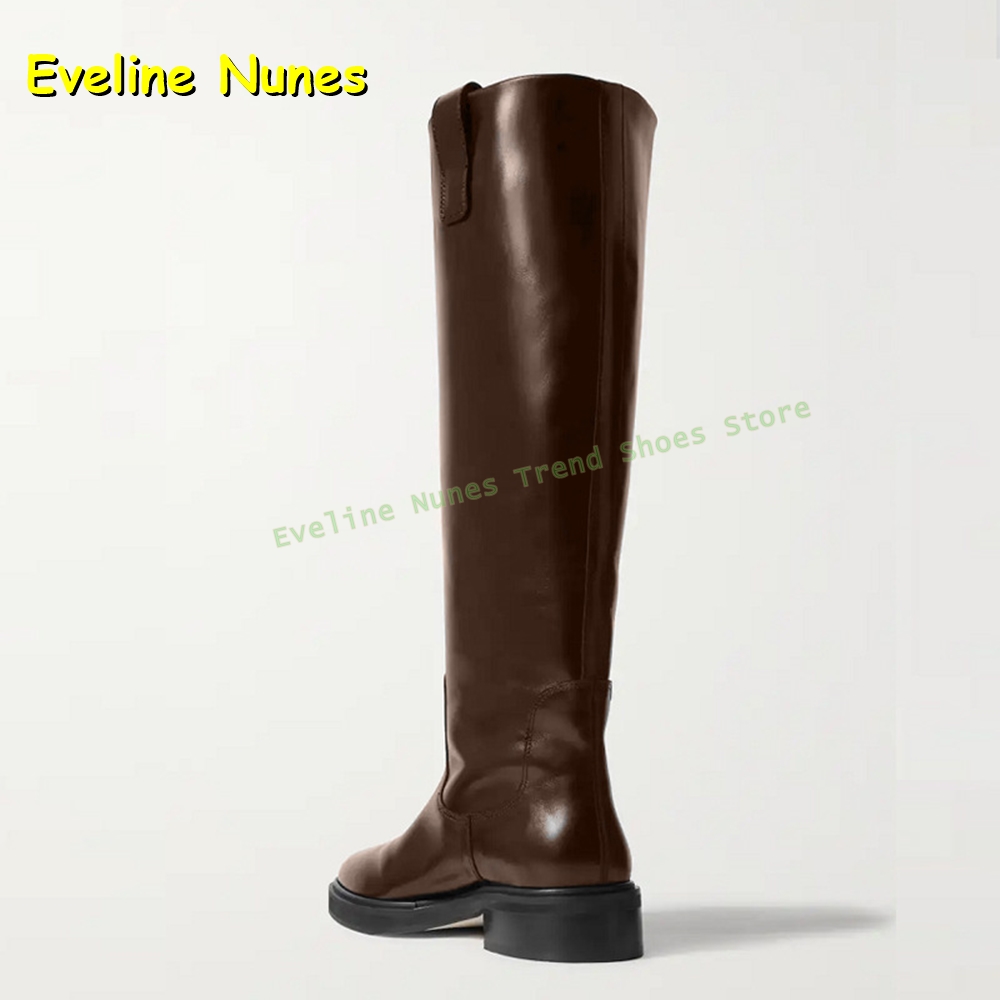 Black Leather Knee High Riding - Leather Work Women Shoes ulasan dan harga