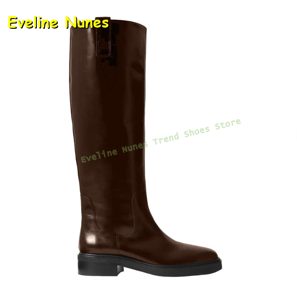 Black Leather Knee High Riding - Leather Work Women Shoes ulasan dan harga