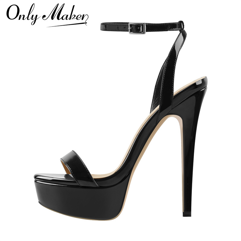Onlymaker Women Platform Stile - Leather Work Heels ulasan dan harga