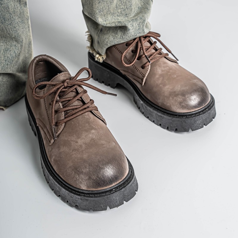 Simple men formal casual shoes - Leather Work Outfit ulasan dan harga