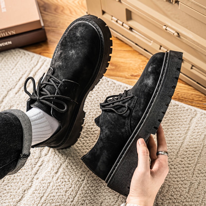 Simple men formal casual shoes - Leather Work Outfit ulasan dan harga