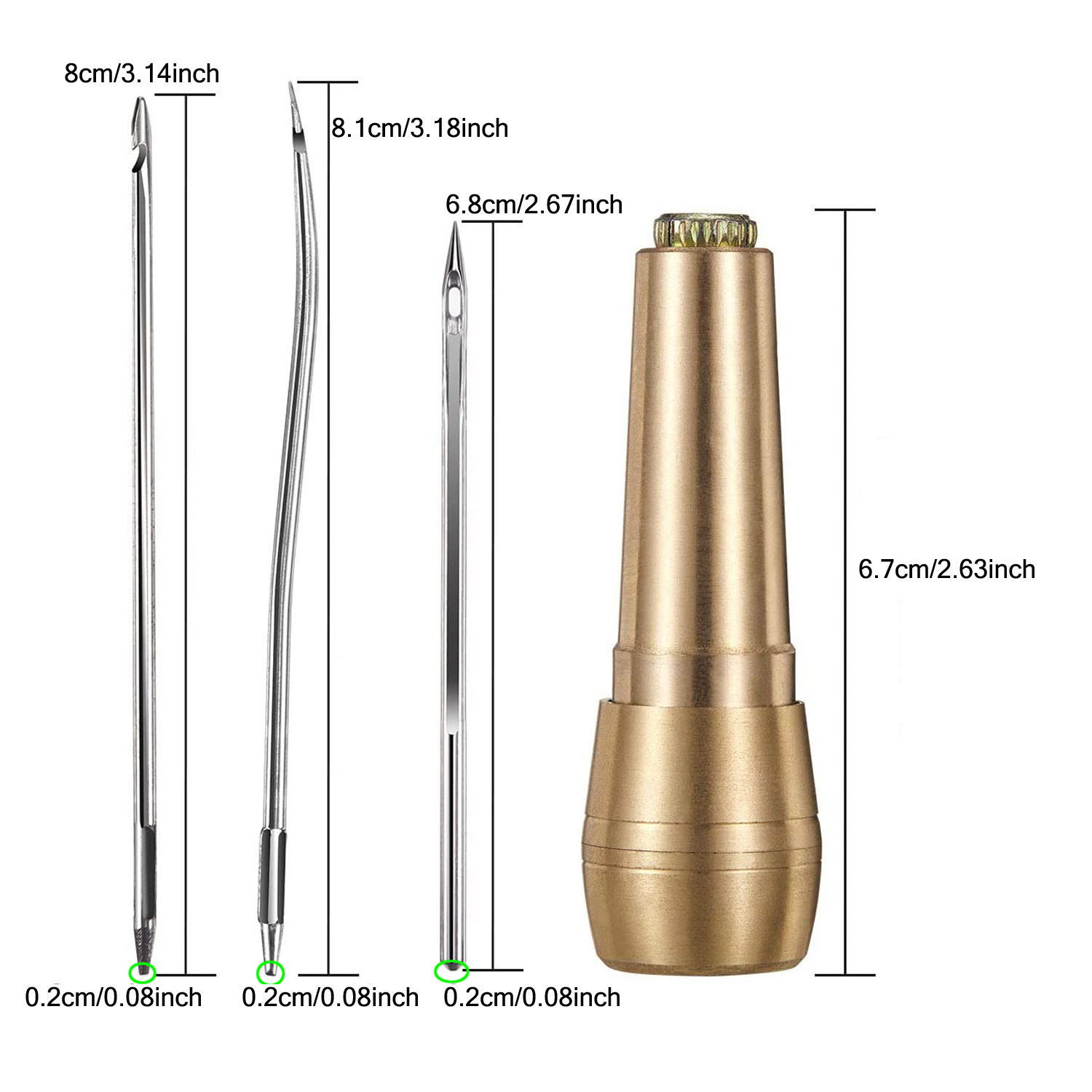 Leather Sewing Kit DIY Leather - Leatherwork Awl ulasan dan harga