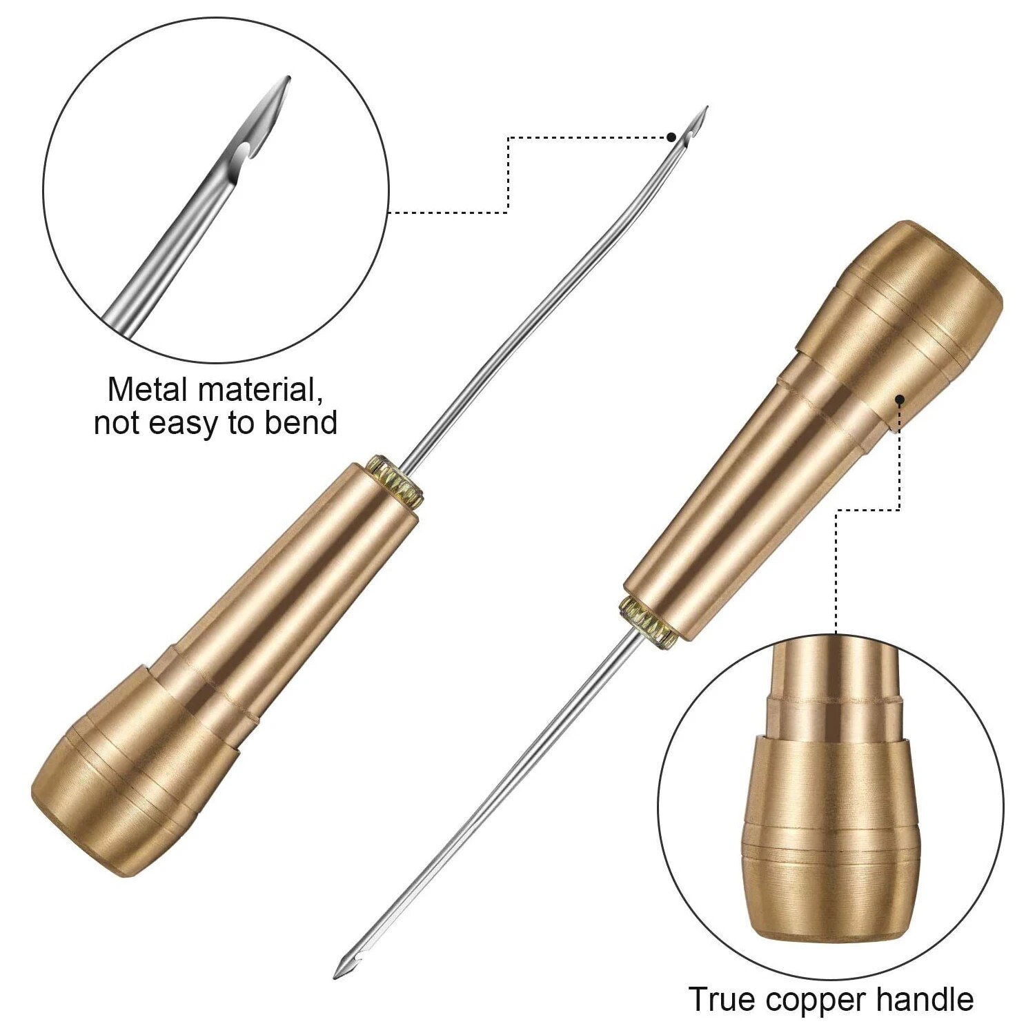 Leather Sewing Kit DIY Leather - Leatherwork Awl ulasan dan harga