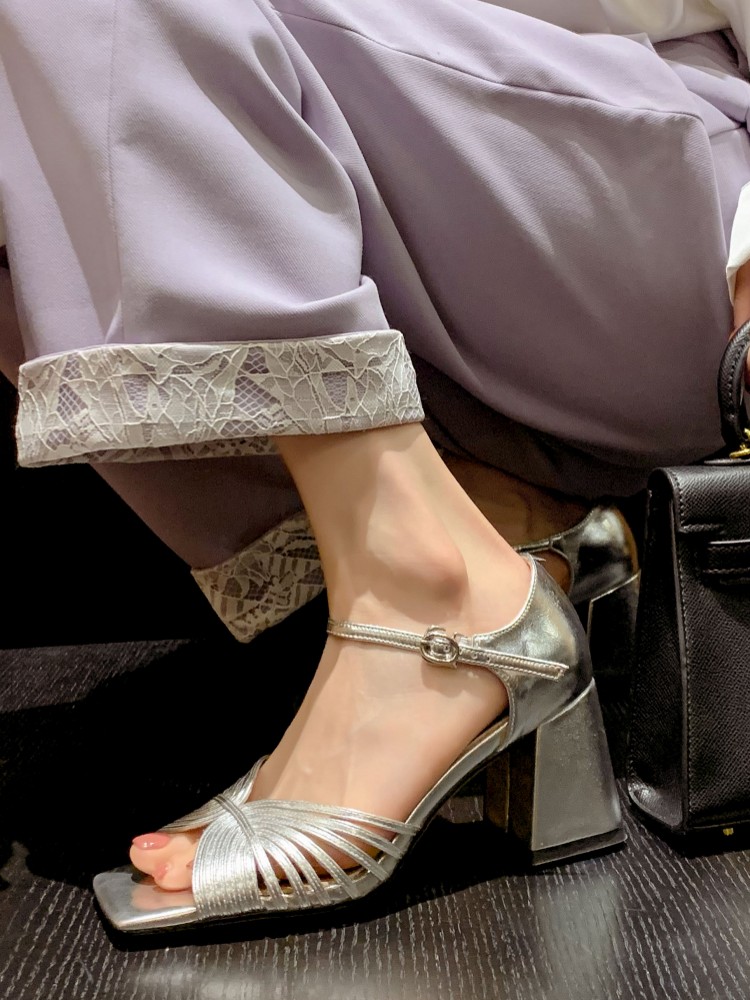 Elegant Women High Heels Hollo - Leather Work Outfit ulasan dan harga