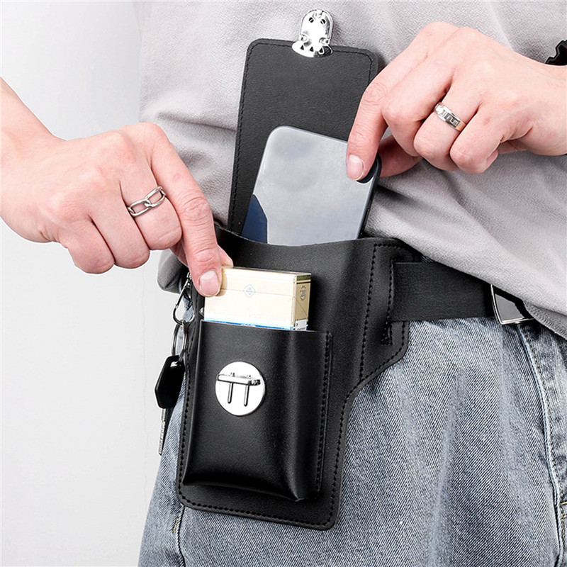 Phone Belt Bag For Men Bags Ce - Leatherwork Belt ulasan dan harga