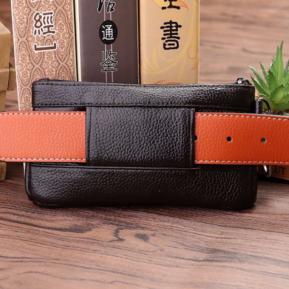 Men Fanny Waist Pack Belt Hip  - Leatherwork Belt ulasan dan harga