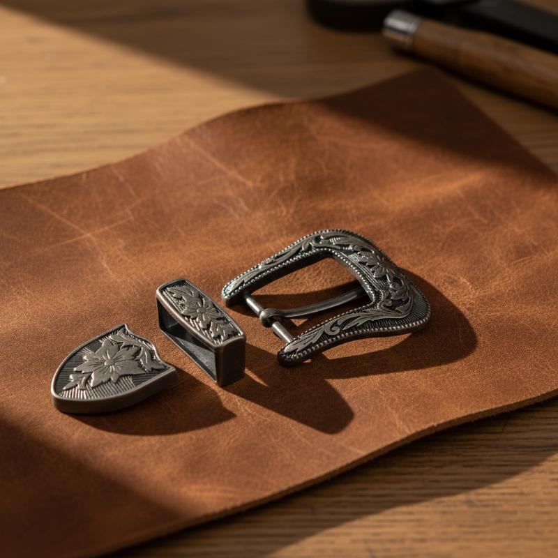 Floral Engraved Vintage Metal  - Leather Work Outfit ulasan dan harga