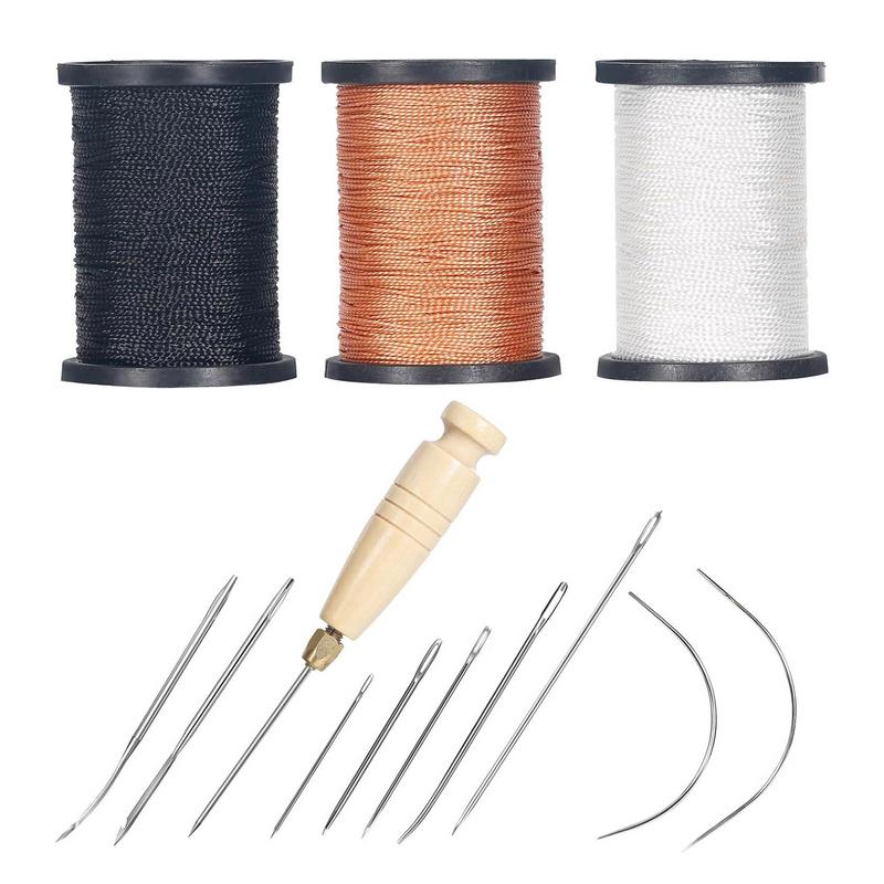 Leather Stitching Kit Heavy Du - Leatherwork Awl ulasan dan harga