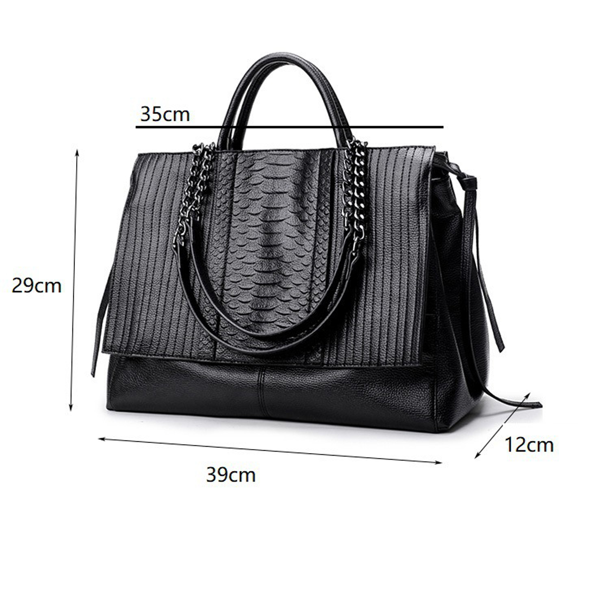 Elegant Tote Bag With Zipper,  - Leatherwork Wallet ulasan dan harga
