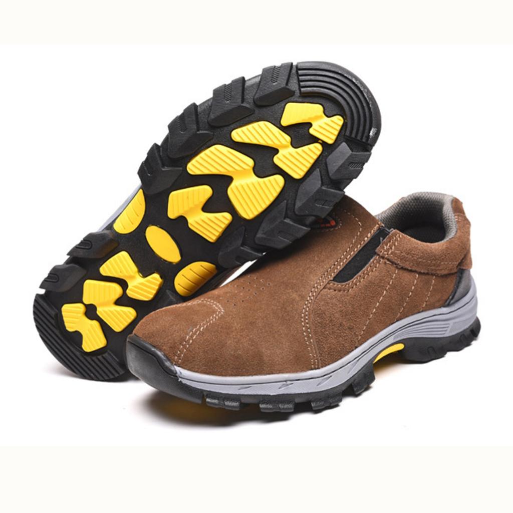 Waterproof Leather Steel Toe W - Leather Work Factory ulasan dan harga