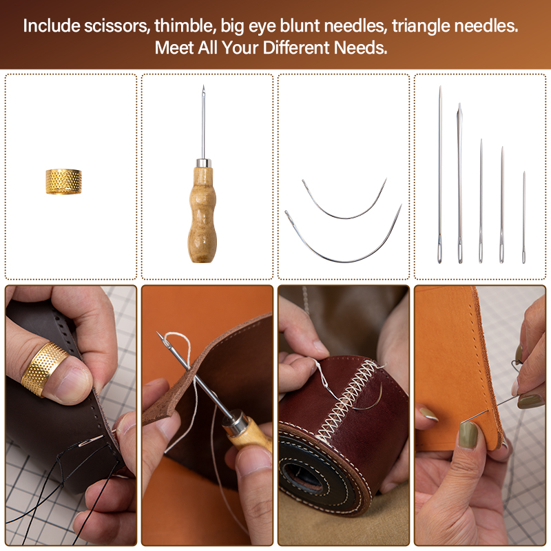 WUTA Leather Repair Kit Shoe S - Leatherwork Awl ulasan dan harga