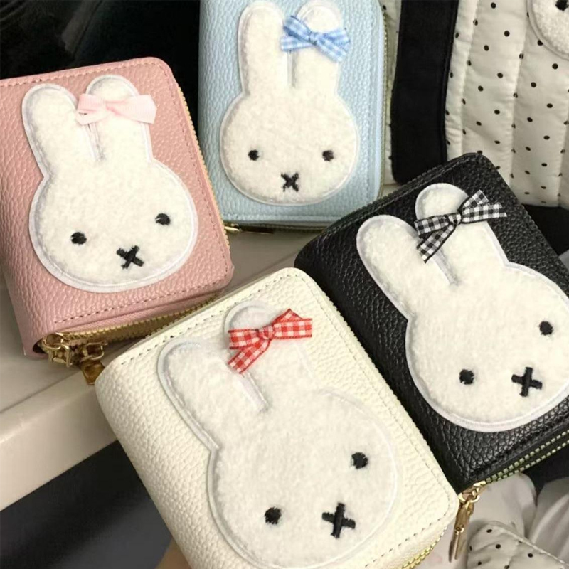 Miffy Cartoon Pattern Simple F - Leatherwork Wallet ulasan dan harga