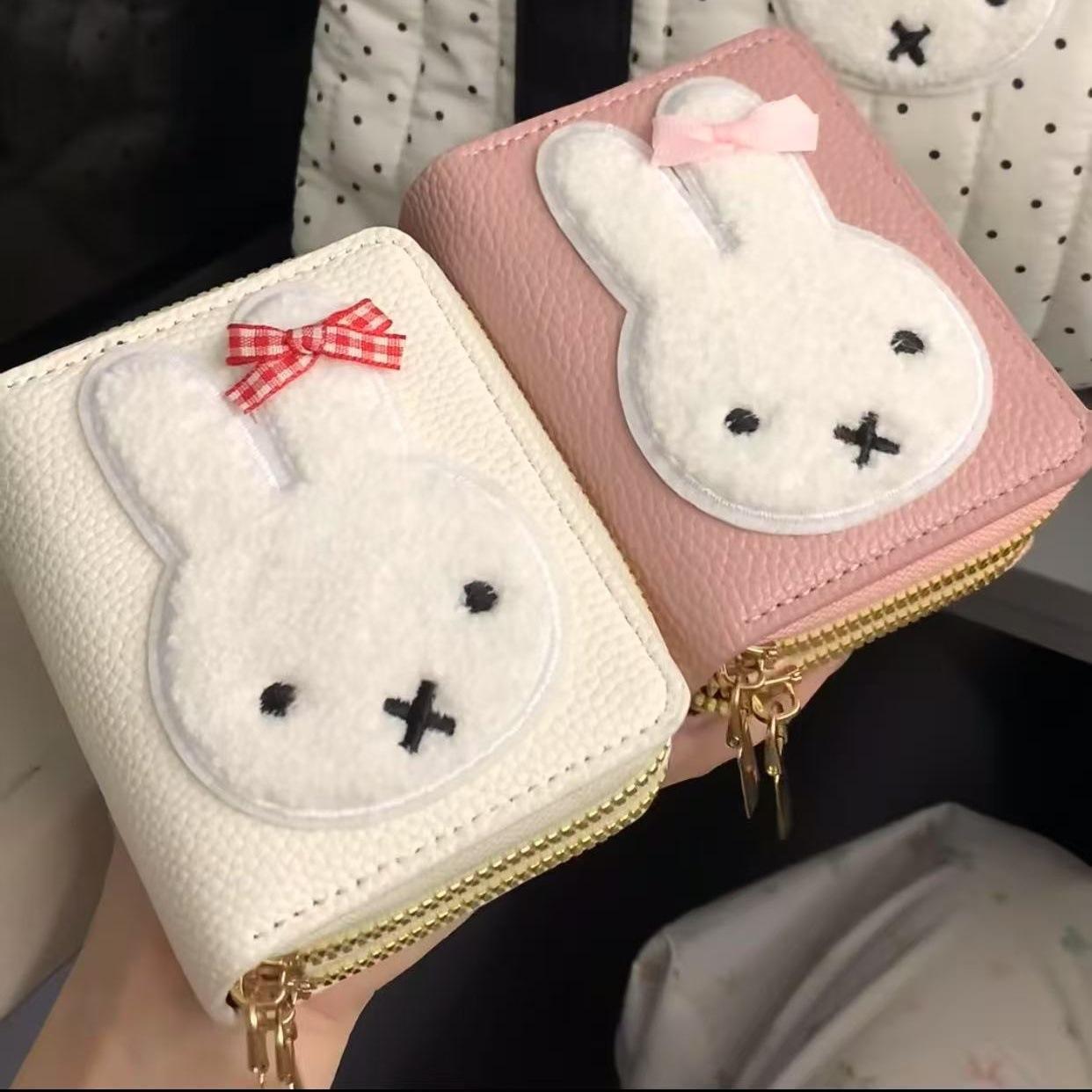 Miffy Cartoon Pattern Simple F - Leatherwork Wallet ulasan dan harga