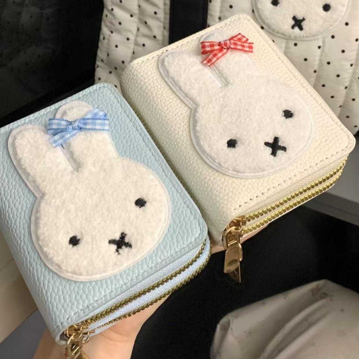 Miffy Cartoon Pattern Simple F - Leatherwork Wallet ulasan dan harga
