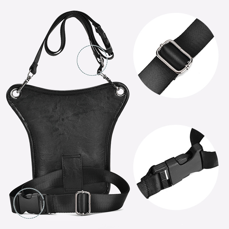 Vintage Pu Leather Waist Pack  - Leatherwork Belt ulasan dan harga