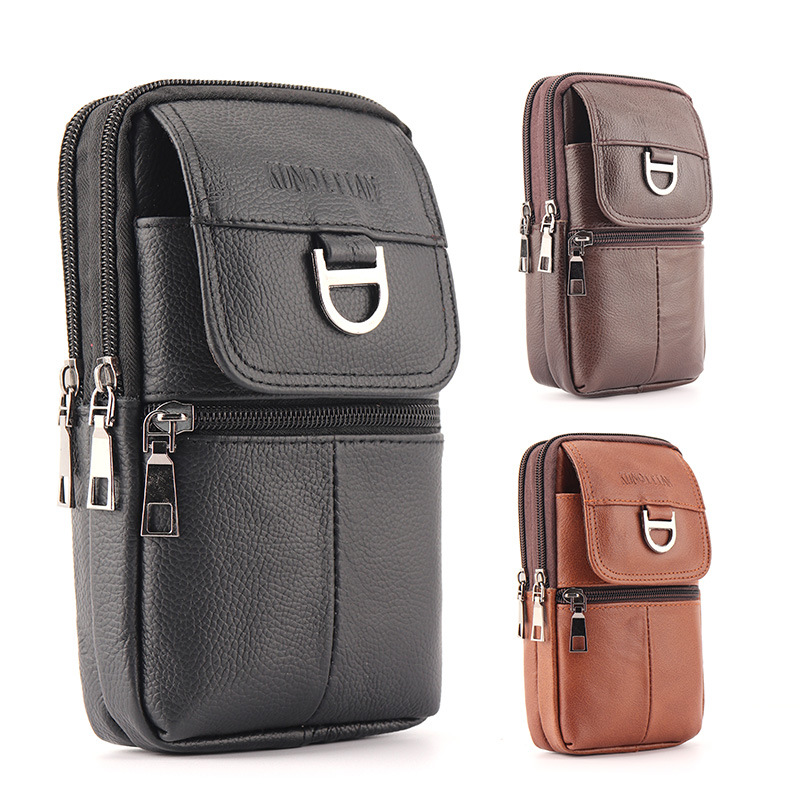 Men's Leather Waist Bag - Larg - Leatherwork Belt ulasan dan harga